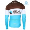 Radtrikot 2018 AG2R La Mondiale Winter Thermal Fleece N002